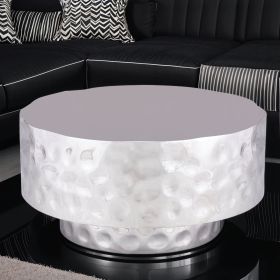 CT-90-30-30 Modern Style Coffee Table made with Metal in Silver