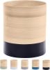 Handcrafted Bamboo Kitchen Utensil Organizer for Countertop, Modern Large Utensil Holder