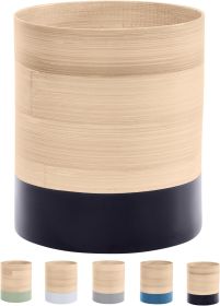 Handcrafted Bamboo Kitchen Utensil Organizer for Countertop, Modern Large Utensil Holder