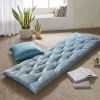 Poly Chenille Lounge Floor Pillow Cushion Aqua 27" x 74"