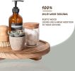Round decorative tray, wooden bathroom countertop storage rack, farmhouse kitchen dÃ©cor, wooden riser shelf for soap dishes, perfumes, candles
