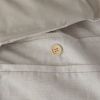 3 Piece Organic Cotton Oversized Duvet Cover Set Natural Full/Queen