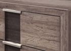 1pc Contemporary Chest Five Drawers Metal knobs Brown Gray Finish Bedroom Wooden Furniture