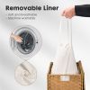 110L Laundry Hamper with Lid, Laundry Basket with Removable Liner for Bathroom Bedroom