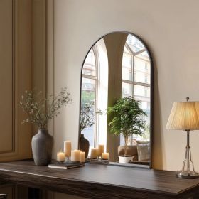 Bathroom Wall Mirror, Metal Frame Vanity Mirror for Bedroom, Entryway, Living Room (Option: Black-30"L x 20"W)