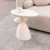 Lucky Stone End Table, Fiberglass Side Table, Modern Minimalist Corner Table, Coffee table with Decoration, Home Decor for Living Room, Bedroom