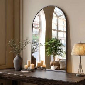 Bathroom Wall Mirror, Metal Frame Vanity Mirror for Bedroom, Entryway, Living Room (Option: Black-38"L x 26"W)